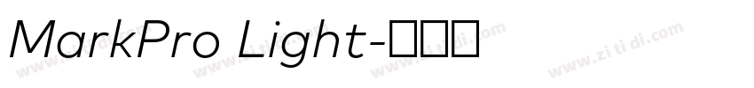 MarkPro Light字体转换
